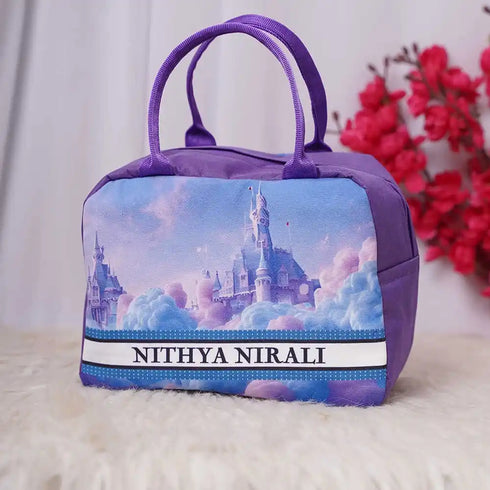 Personalized Printed Kids Lunch Bag With Handle